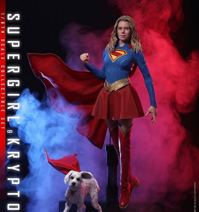 Supergirl & Krypto 28 cm Hot Toys
