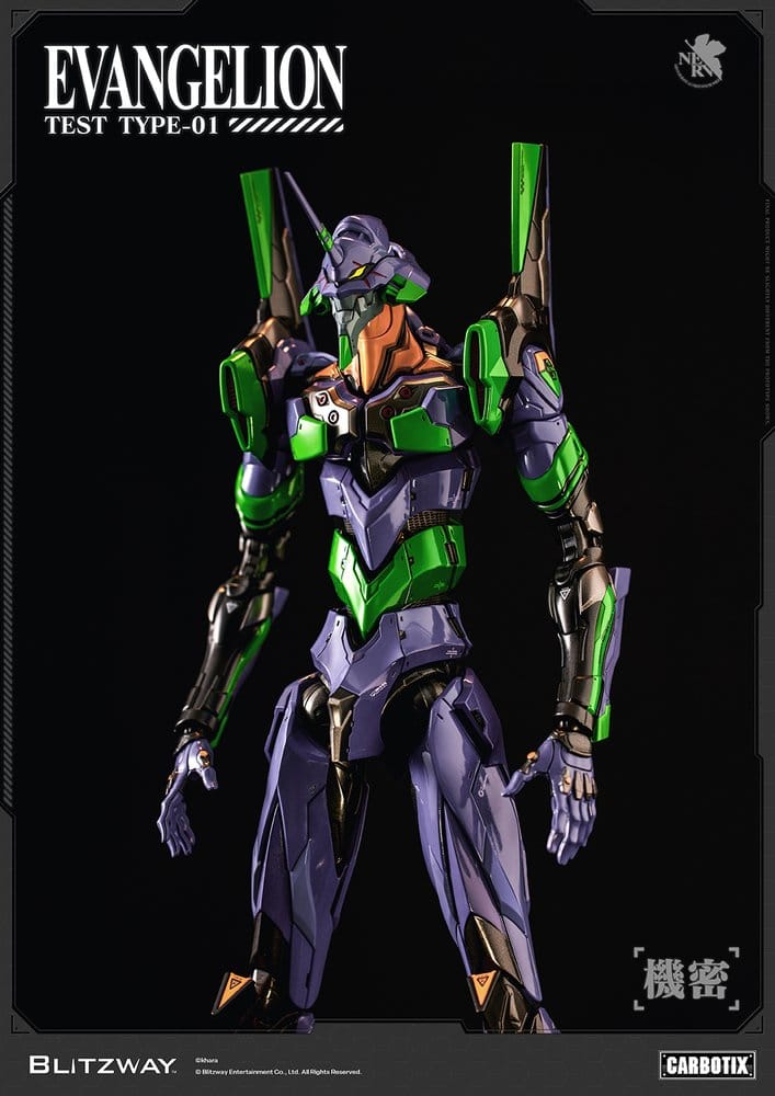 Evangelion Carbotix Action Figure Evangelion Unit-01 Test Type (Standard Ver.) 33 cm BLITZWAY