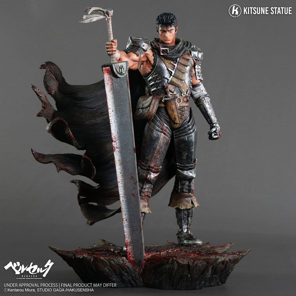 Berserk Statue 1/6 Guts 38 cm Kitsune Statue