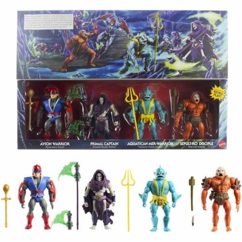 Masters of the Universe Origins Action Figure 4-Pack Battle for Subternia 14 cm