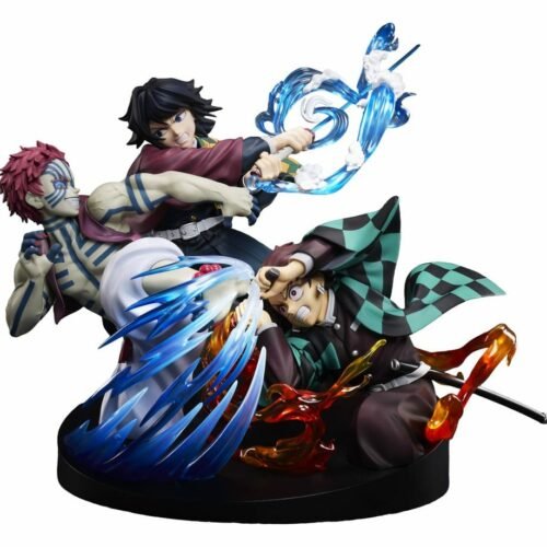 Demon Slayer: Kimetsu no Yaiba PVC Figure Tanjiro Kamado & Giyu Tomioka & Akaza 13 cm
