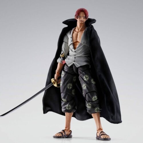 Dall'anime TV ONE PIECE, Shanks visto durante la Guerra del Vertice di Marineford arriva! Oltre a una gamma impressionante di articolazioni che ricrea la grande varietà di pose d'azione di Shanks, include anche parti espressive ricche e un cappello di paglia per ricreare scene della serie! [Contenuti del set] Figura principale, 4 parti facciali intercambiabili, 2 tipi di parti intercambiabili della mano destra, Cappello di Paglia (con parte della mano attaccata), Grifone (guaino), Grifone (disegnato), Mantello (tessuto) [Parti bonus] Scimmia D. Luffy - Guerra della Cima - parte facciale intercambiabile
