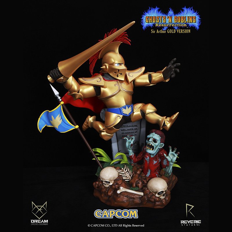 Ghost And Goblins Resurrection Sir Arthur Gold Version DREAM FIGURES